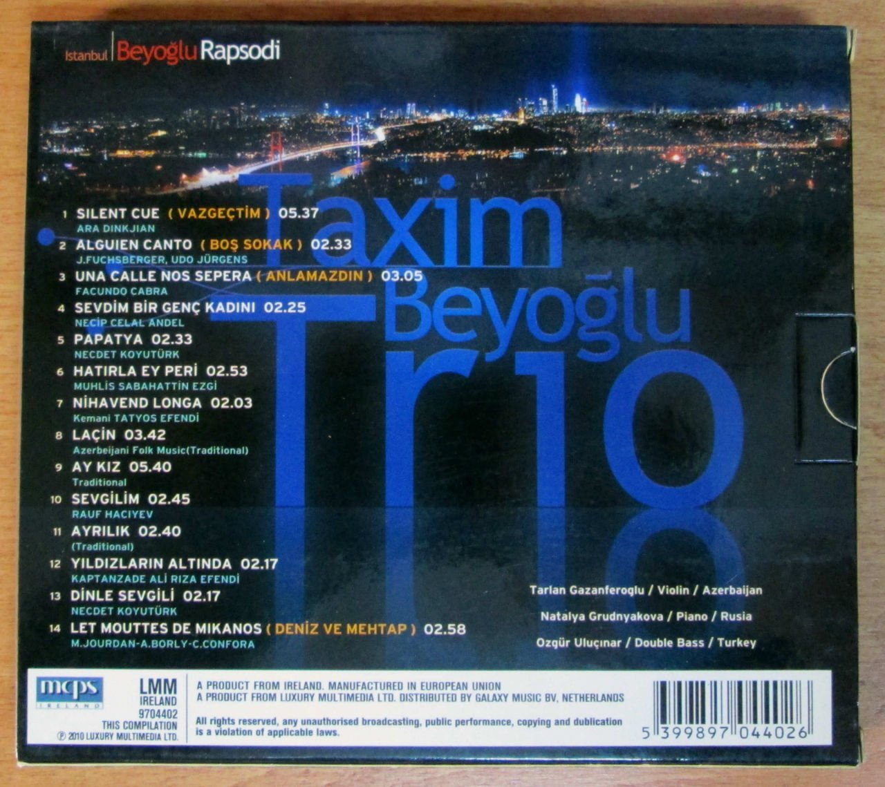 BEYOĞLU RAPSODİ - CD 2.EL