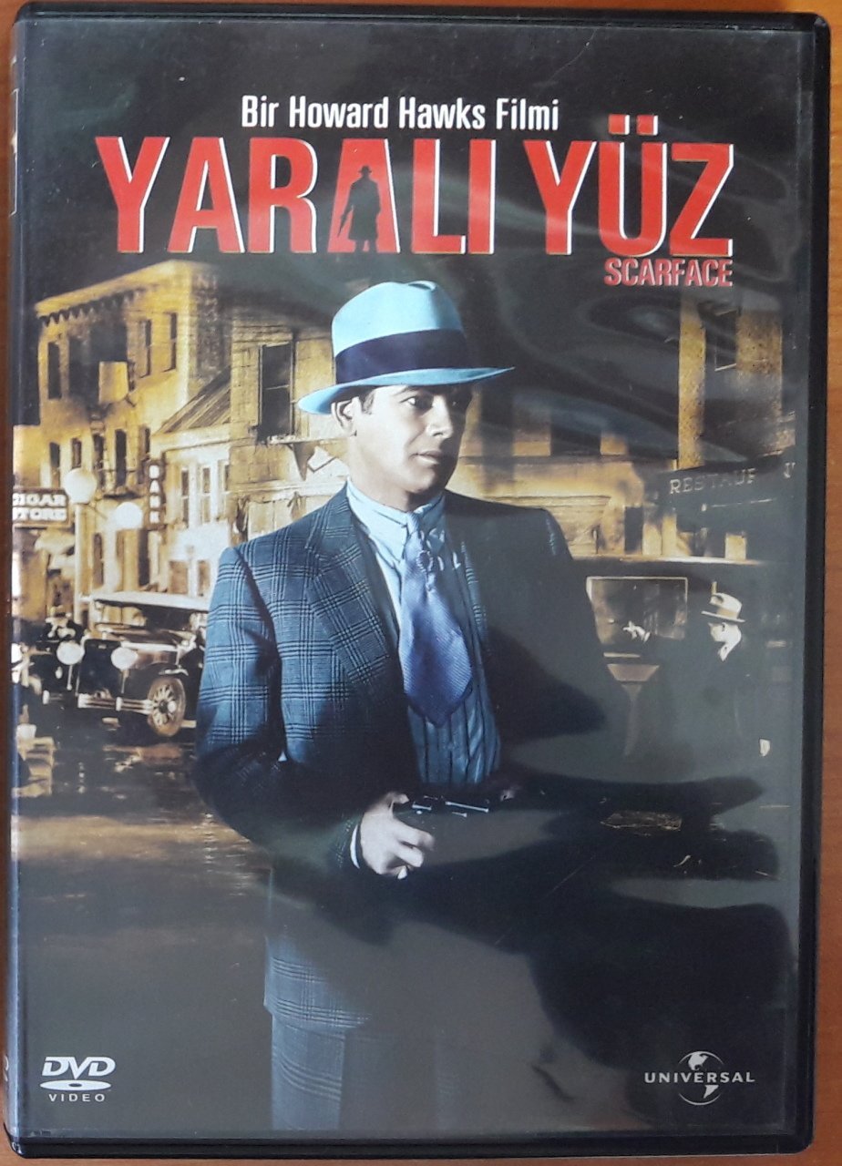 YARALI YÜZ - SCARFACE (1932) - PAUL MUNI - BORIS KARLOFF - DVD 2.EL