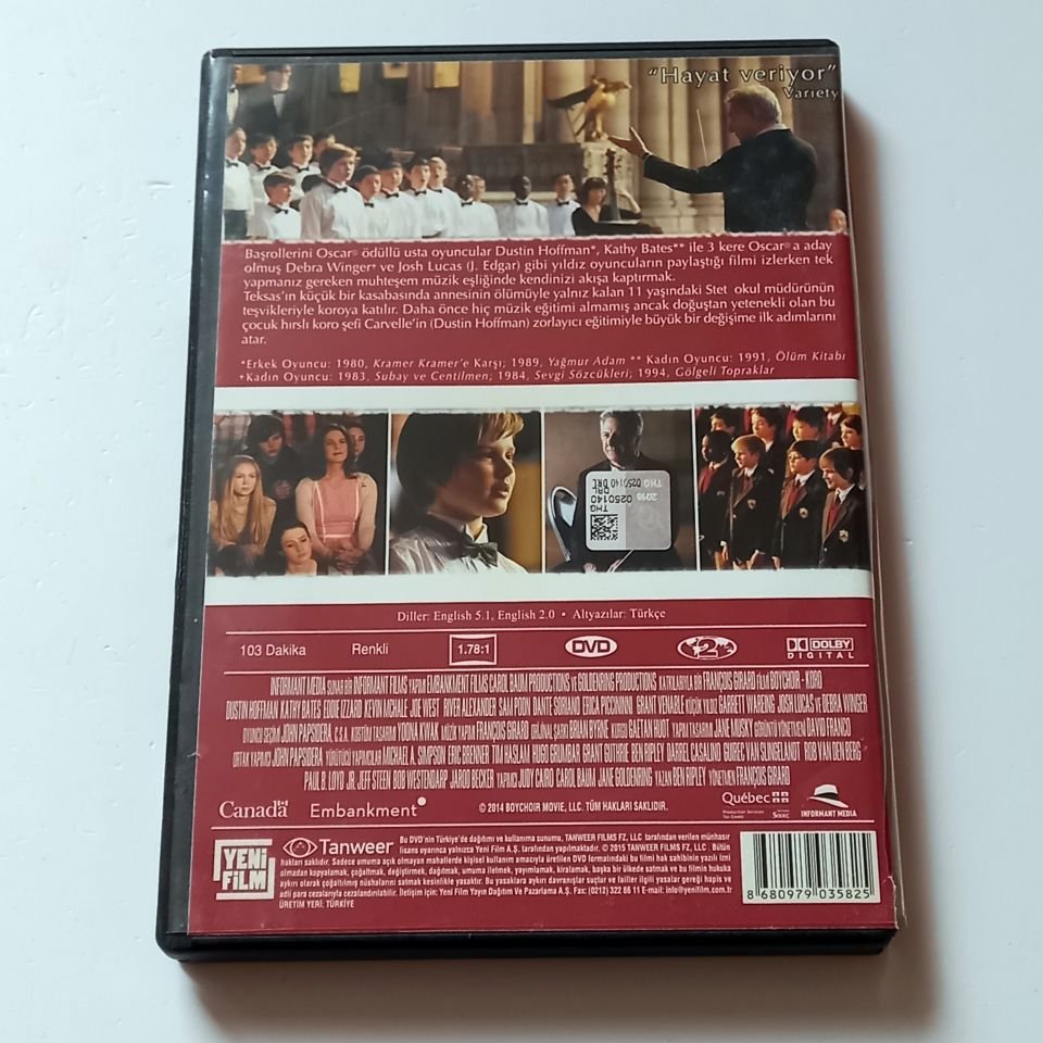 KORO - BOYCHOIR - GARRETT WAREING, KATHY BATES, DUSTIN HOFFMAN, YÖN.: FRANÇOIS GIRARD - DVD 2.EL