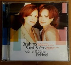 GÜHER & SÜHER PEKİNEL - BRAHMS / SAINT-SAENS - CD 2.EL