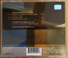GÜHER & SÜHER PEKİNEL - BRAHMS / SAINT-SAENS - CD 2.EL