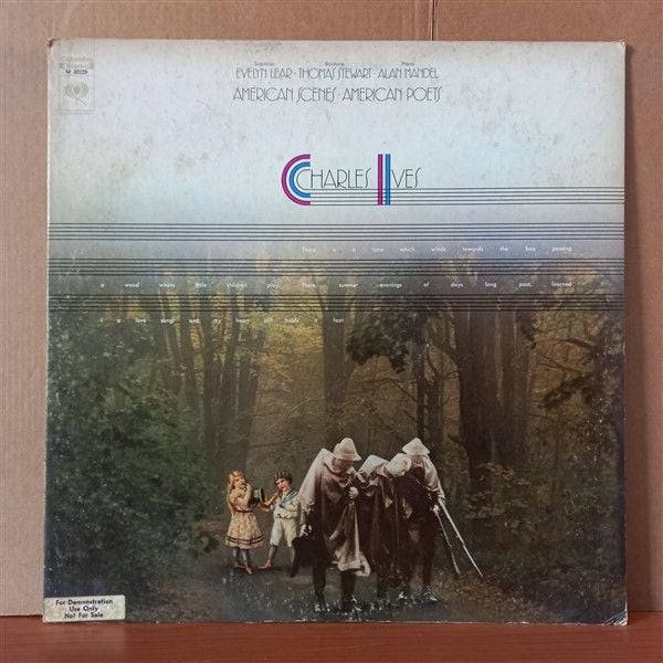 CHARLES IVES - AMERICAN SCENES · AMERICAN POETS / EVELYN LEAR / THOMAS STEWART / ALAN MANDEL (1971) - LP 2.EL PLAK