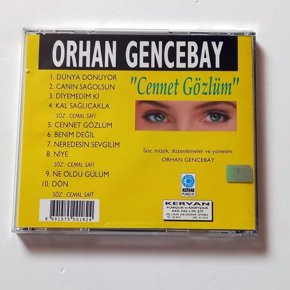 ORHAN GENCEBAY - CENNET GÖZLÜM - CD KERVAN PLAKÇILIK 2.EL