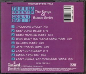 COUNT BASIE & TERESA BREWER – THE SONGS OF BESSIE SMITH (1983) - CD 2.EL