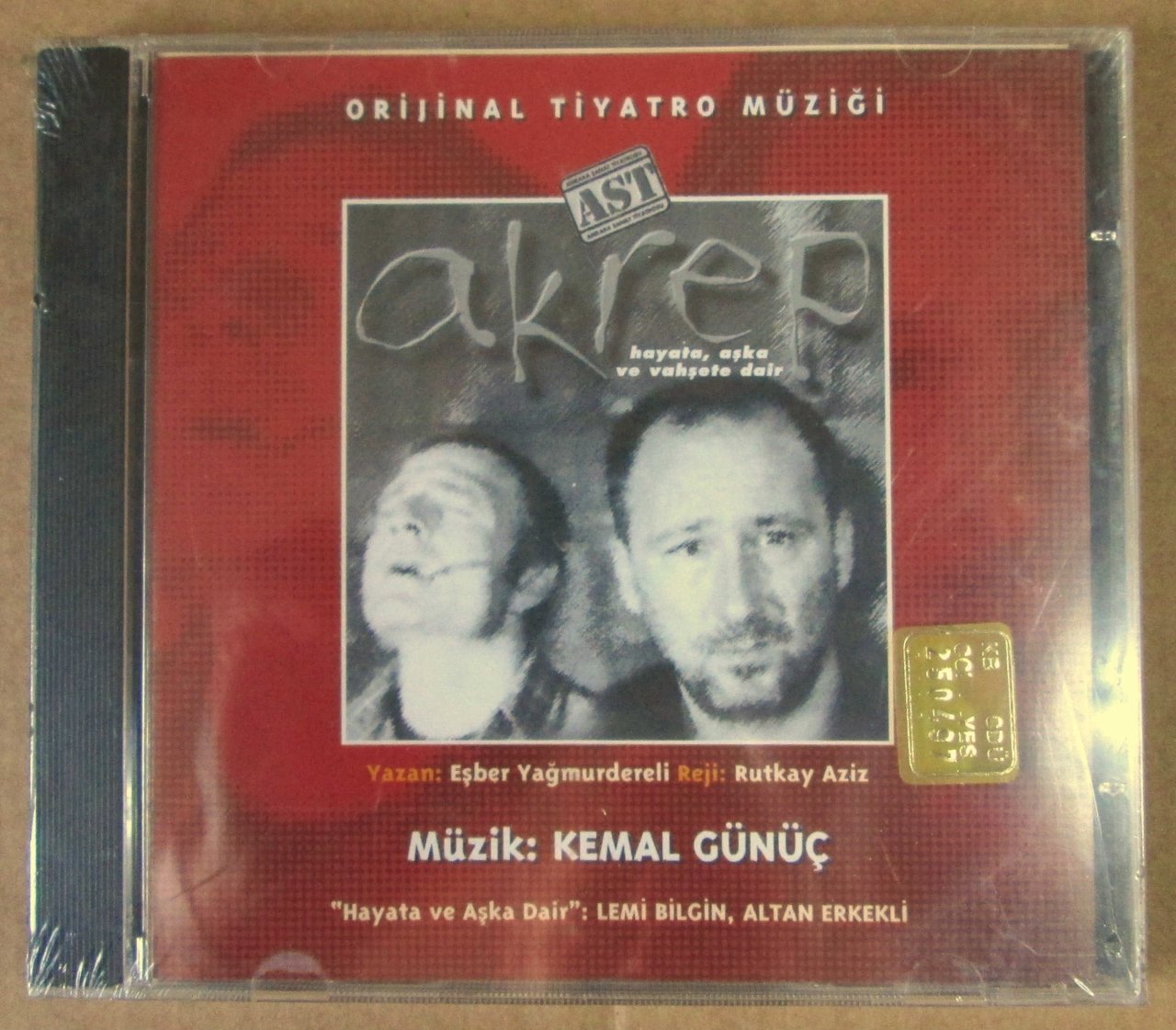 AKREP - TİYATRO MÜZİĞİ - KEMAL GÜNÜÇ CD SIFIR