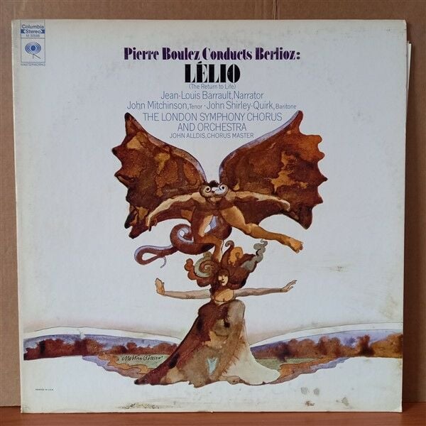 PIERRE BOULEZ CONDUCTS BERLIOZ, JEAN-LOUIS BARRAULT, JOHN MITCHINSON • JOHN SHIRLEY-QUIRK, THE LONDON SYMPHONY CHORUS AND THE LONDON SYMPHONY ORCHESTRA, JOHN ALLDIS – LELIO [THE RETURN TO LIFE] (1971) - LP 2.EL PLAK