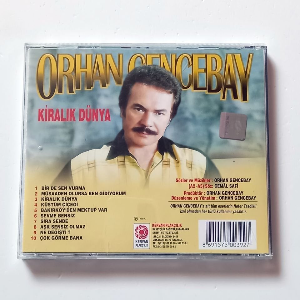 ORHAN GENCEBAY - KİRALIK DÜNYA - CD KERVAN PLAKÇILIK 2.EL