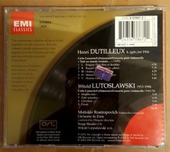 DUTILLEUX (CELLO CONCERTO Tout Un Monde Lointain) LUTOSLAWSKI (CELLO CONCERTO) - ROSTROPOVICH ORCHESTRA DE PARIS - CD 2.EL
