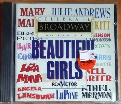 CELEBRATE BROADWAY VOLUME 6 / BEAUTIFUL GIRLS / LIZA MINNELLI, NELL CARTER, EARTHA KITT, GEORGIA BROWN, BARBARA COOK, JULIE ANDREWS (1994) - CD SIFIR