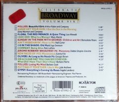 CELEBRATE BROADWAY VOLUME 6 / BEAUTIFUL GIRLS / LIZA MINNELLI, NELL CARTER, EARTHA KITT, GEORGIA BROWN, BARBARA COOK, JULIE ANDREWS (1994) - CD SIFIR