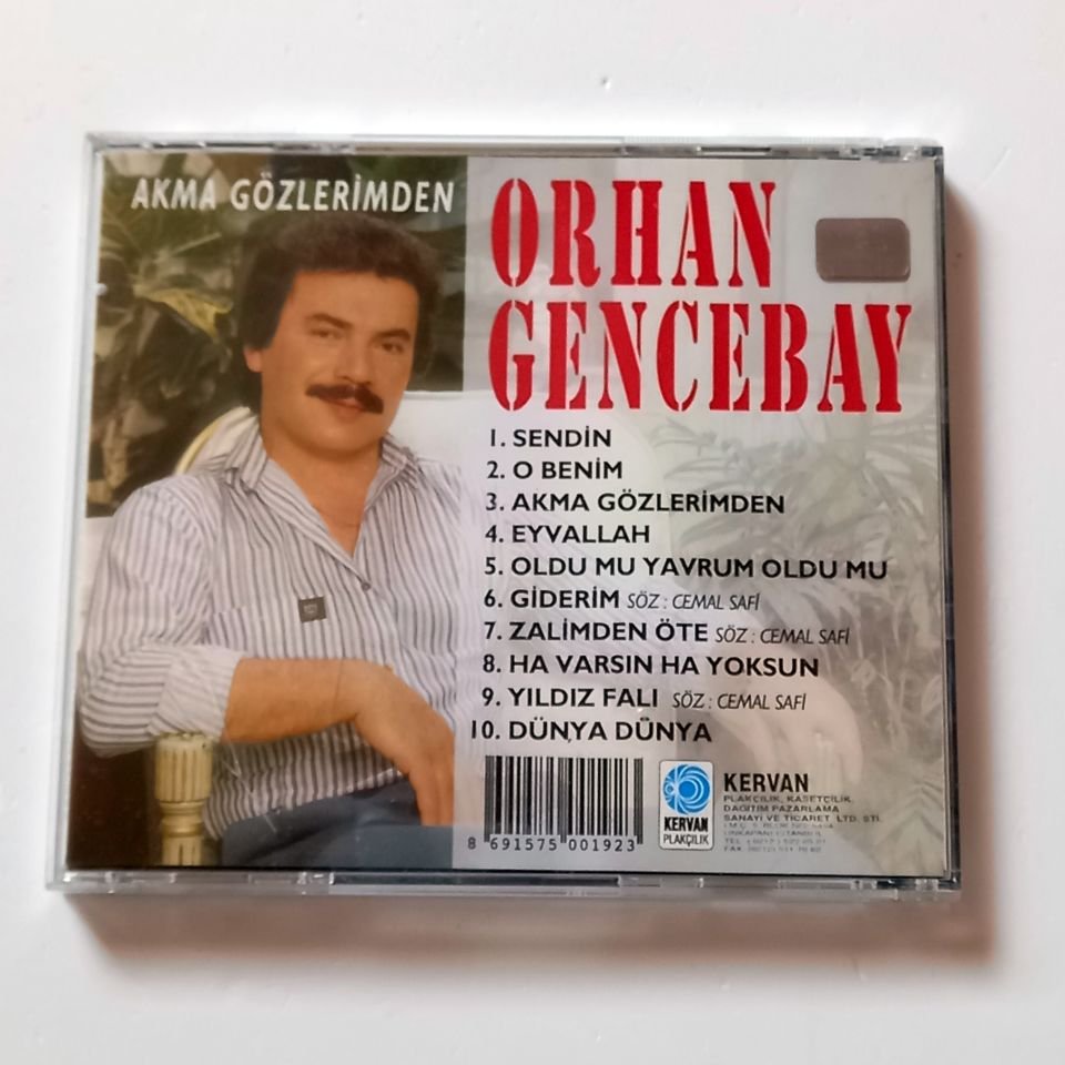 ORHAN GENCEBAY - AKMA GÖZLERİMDEN - CD KERVAN PLAKÇILIK 2.EL