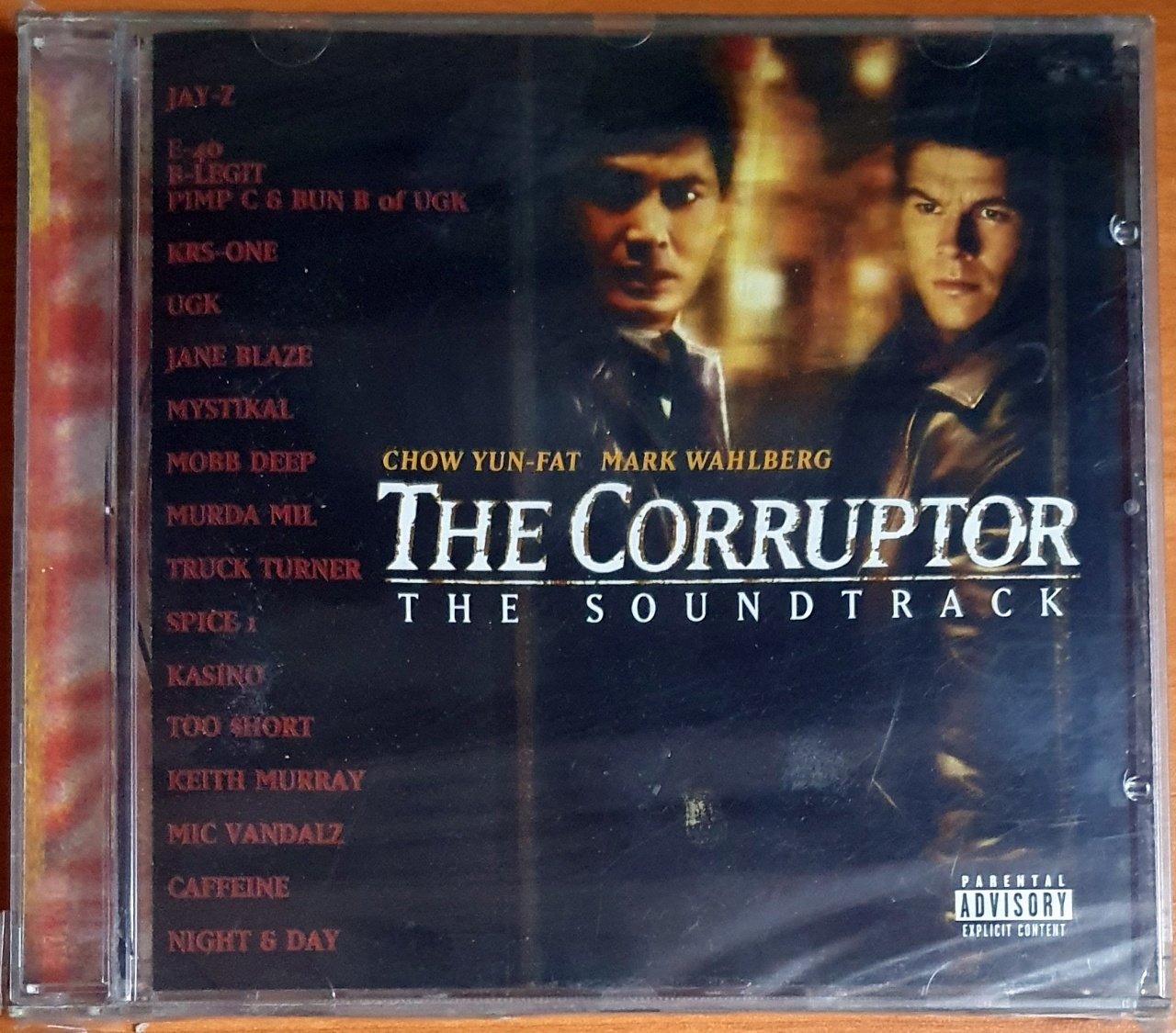 THE CORRUPTOR SOUNDTRACK / JAY-Z, KRS-ONE, UGK, MYSTIKAL, MOBB DEEP, MURDA MIL, KASINO, TOO SHORT (1999) - CD SIFIR