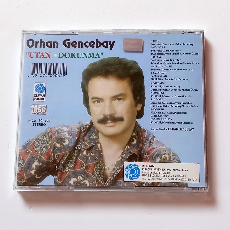 ORHAN GENCEBAY - UTAN / DOKUNMA - CD KERVAN PLAKÇILIK 2.EL