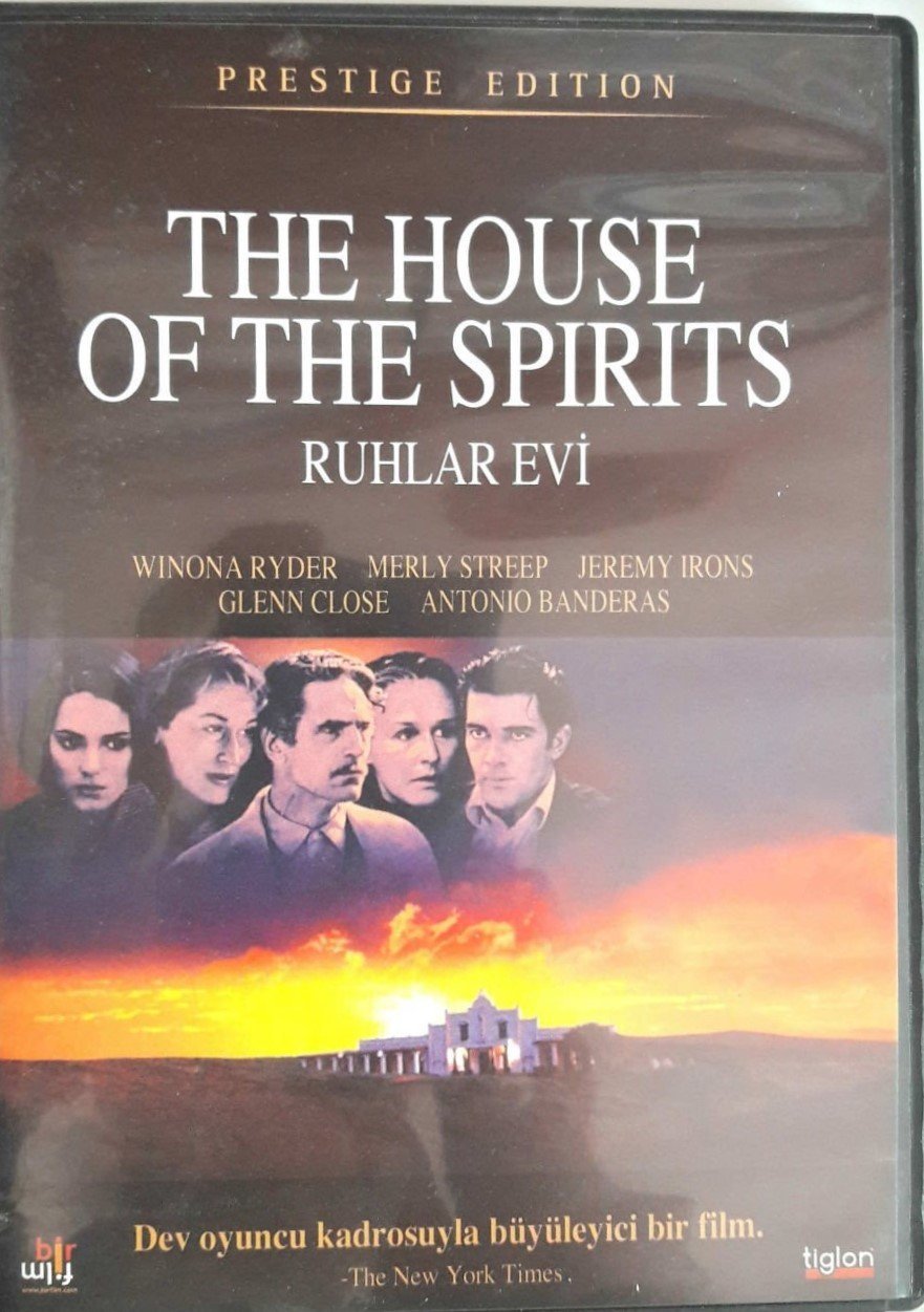 RUHLAR EVİ - THE HOUSE OF THE SPIRITS - WINONA RIDER - MERYL STREEP - JEREMY IRONS - GLENN CLOSE - ANTONIO BANDERAS - DVD 2.EL (ISABEL ALLENDE)