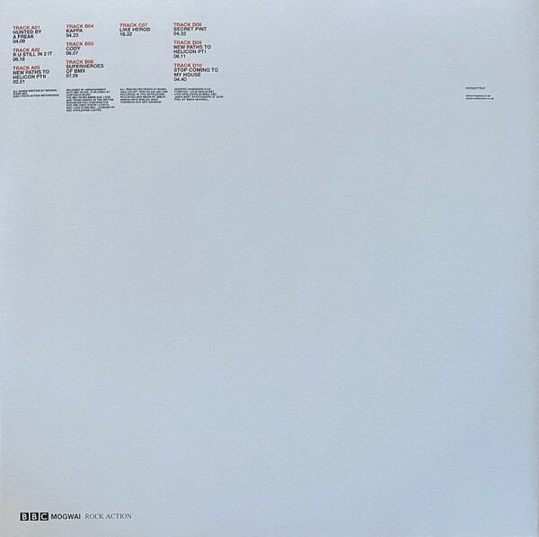 MOGWAI - GOVERMENT COMMISSIONS / BBC SESSIONS 1996-2003 (2005) - 2LP POST ROCK 2023 EDITION GATEFOLD SIFIR PLAK