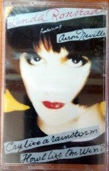 LINDA RONSTADT - CRY LIKE A RAINSTORM HOWL LIKE THE WIND (1989) MMY CASSETTE MADE IN TURKEY ''NEW''