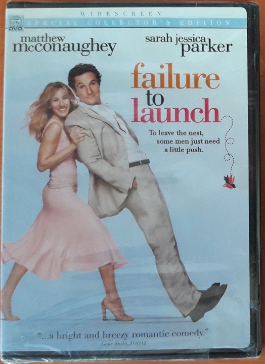 FAILURE TO LAUNCH - MATTHEW McCONAUGHEY - SARAH JESSICA PARKER - DVD SIFIR 1. BÖLGE TR ALTYAZI YOKTUR