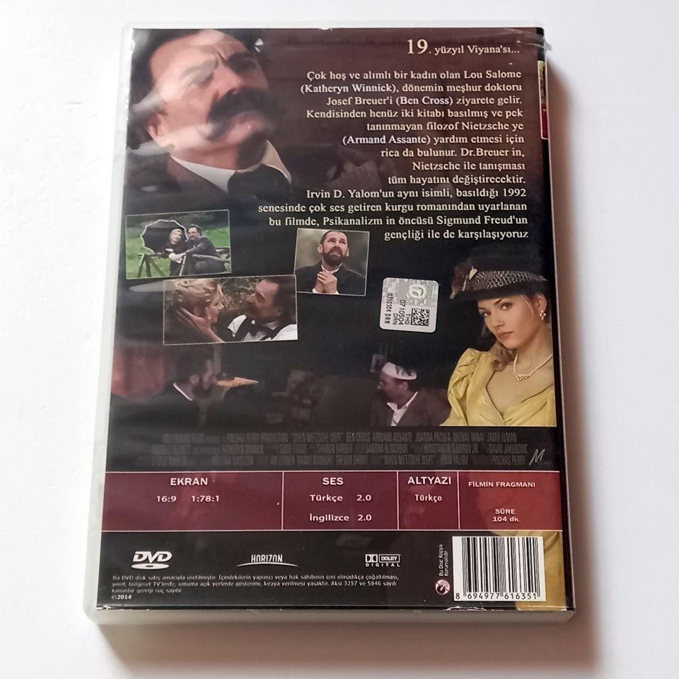NIETZCHE AĞLADIĞINDA - WHEN NIETZCHE WEPT - BEN CROSS, ARMAND ASSANTE, YÖN.: PINCHAS PERRY - DVD 2.EL