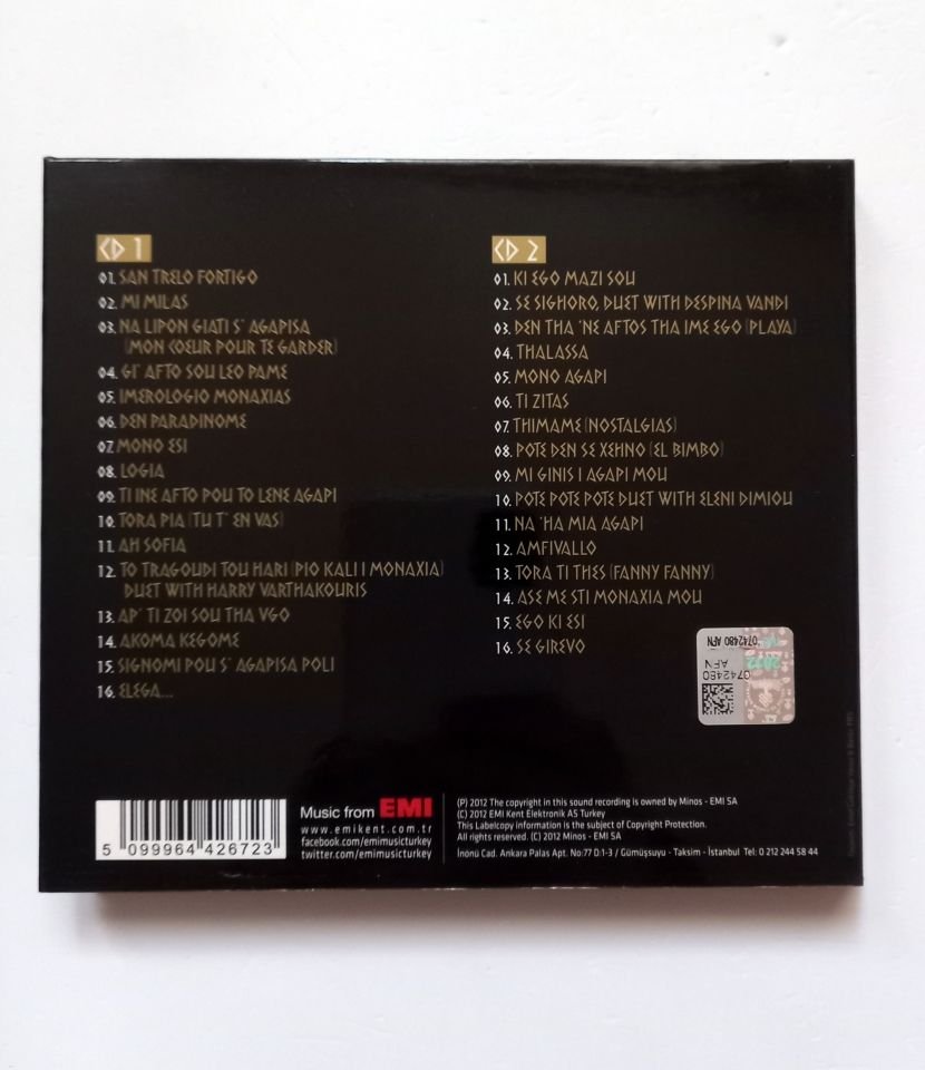 YANNIS PARIOS SINGS OUR GOLDEN GREEK SONGS (2012) - 2CD 2.EL