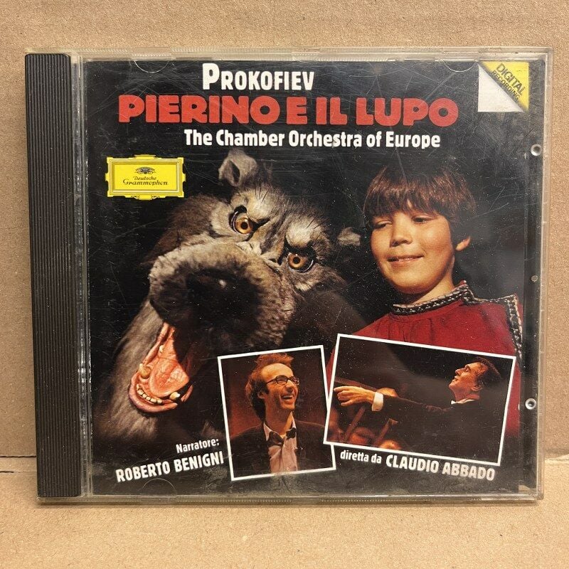 THE CHAMBER ORCHESTRA OF EUROPE, ROBERTO BENIGNI, CLAUDIO ABBADO – PIERINO E IL LUPO, SINFONIA CLASSICA (1990) - CD 2.EL
