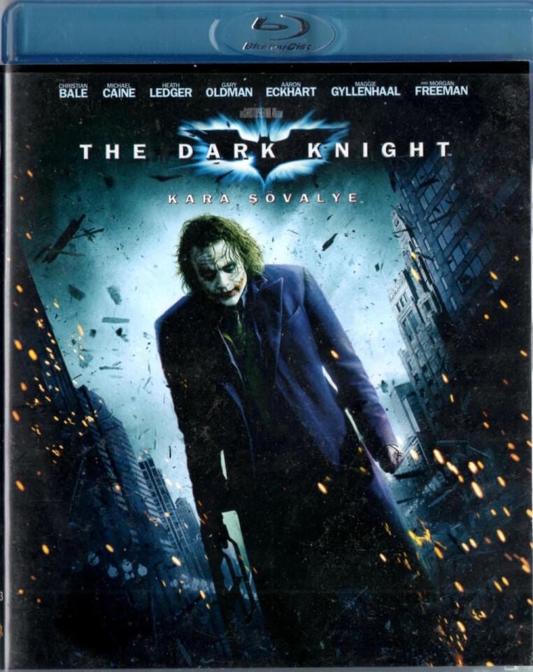 THE DARK KNIGHT - BATMAN KARA ŞÖVALYE - CHRISTOPHER NOLAN - HEATH LEDGER - 2 DİSK BLU-RAY 2.EL