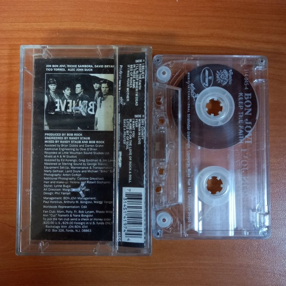 BON JOVI - KEEP THE FAITH (1992) - KASET 2.EL