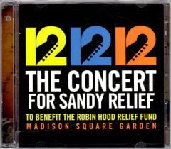 12-12-12 CONCERT FOR SANDY RELIEF 2CD SPRINGSTEEN ROGER WATERS CLAPTON STONES MCCARTNEY JOEL THE WHO SIFIR
