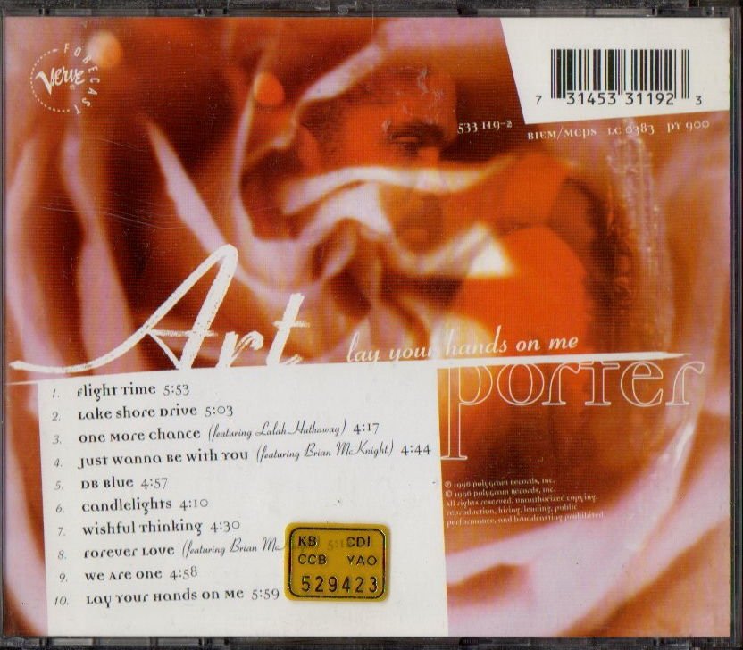 ART PORTER – LAY YOUR HANDS ON ME (1996) - CD 2.EL