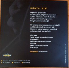 FIRAT AKARSEL - DÜNYA GİBİ PROMO SINGLE CDR 2.EL