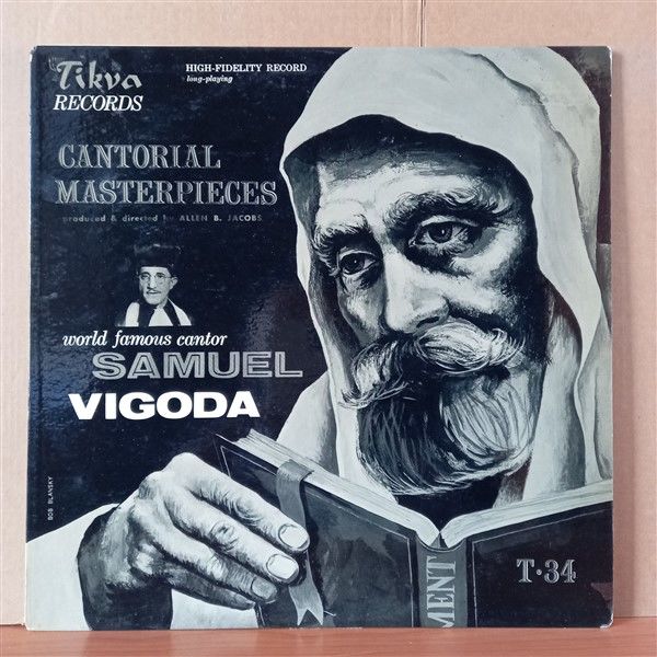 SAMUEL VIGODA – CANTORIAL MASTERPIECES - LP 2.EL PLAK