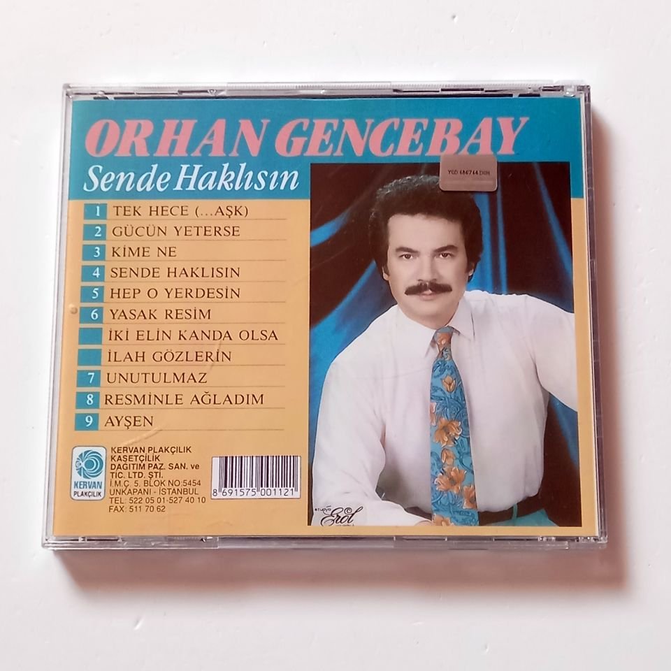 ORHAN GENCEBAY - SEN DE HAKLISIN - CD KERVAN PLAKÇILIK 2.EL