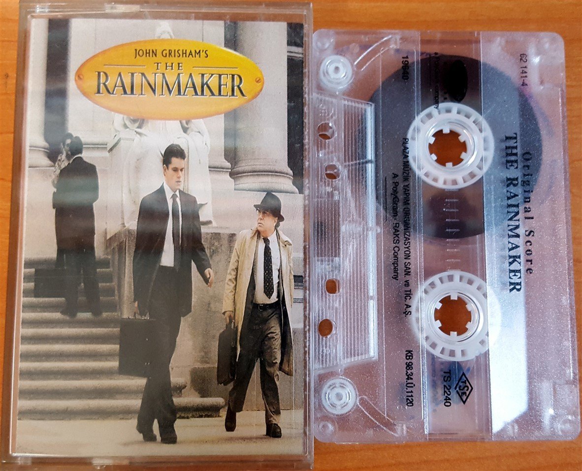 THE RAINMAKER SOUNDTRACK / ELMER BERNSTEIN (1998) PLAZA KASET 2.EL