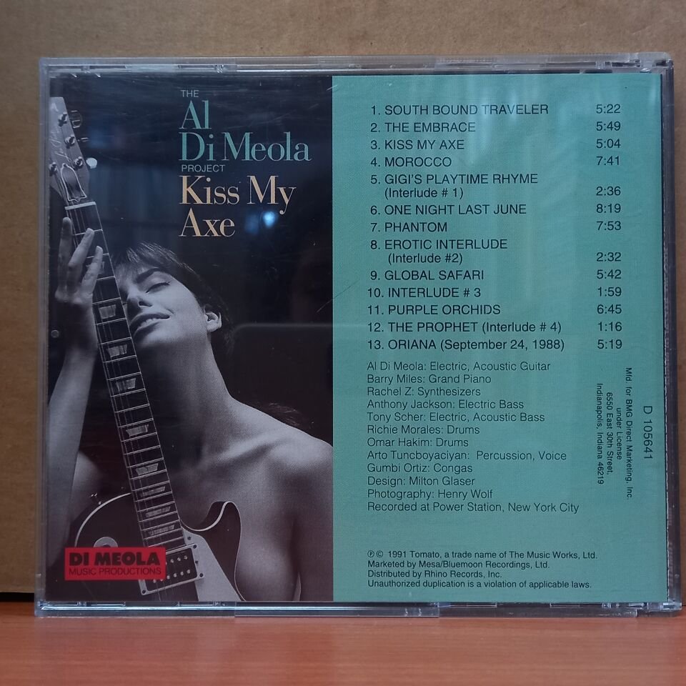 AL DI MEOLA - KISS MY AXE (1991) - CD 2.EL
