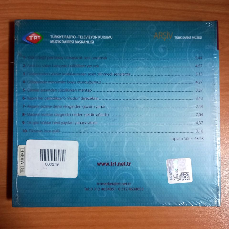 TSM GENÇ MİKROFON SES YARIŞMASI / TÜRK SANAT MÜZİĞİ / TRT ARŞİV SERİSİ 297 - CD SIFIR