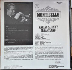 THE McPARTLANDS - LIVE AT THE MONTICELLO - DÖNEM BASKISI PLAK SIFIR