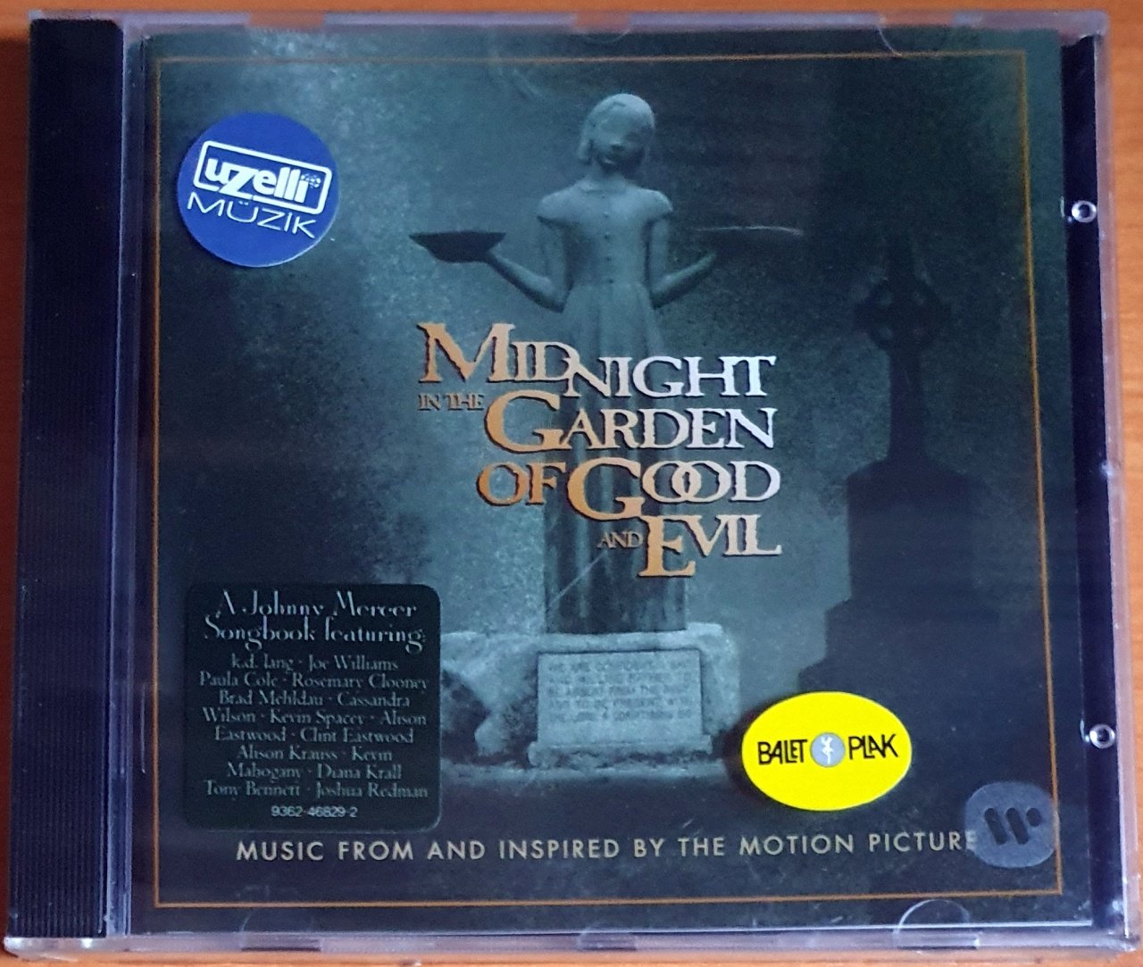 MIDNIGHT IN THE GARDEN OF GOOD AND EVIL SOUNDTRACK / K.D. LANG, JOE WILLIAMS, PAULA COLE, CASSANDRA WILSON, DIANA KRALL, JOSHUA REDMAN, TONY BENNETT (1997) - CD SIFIR