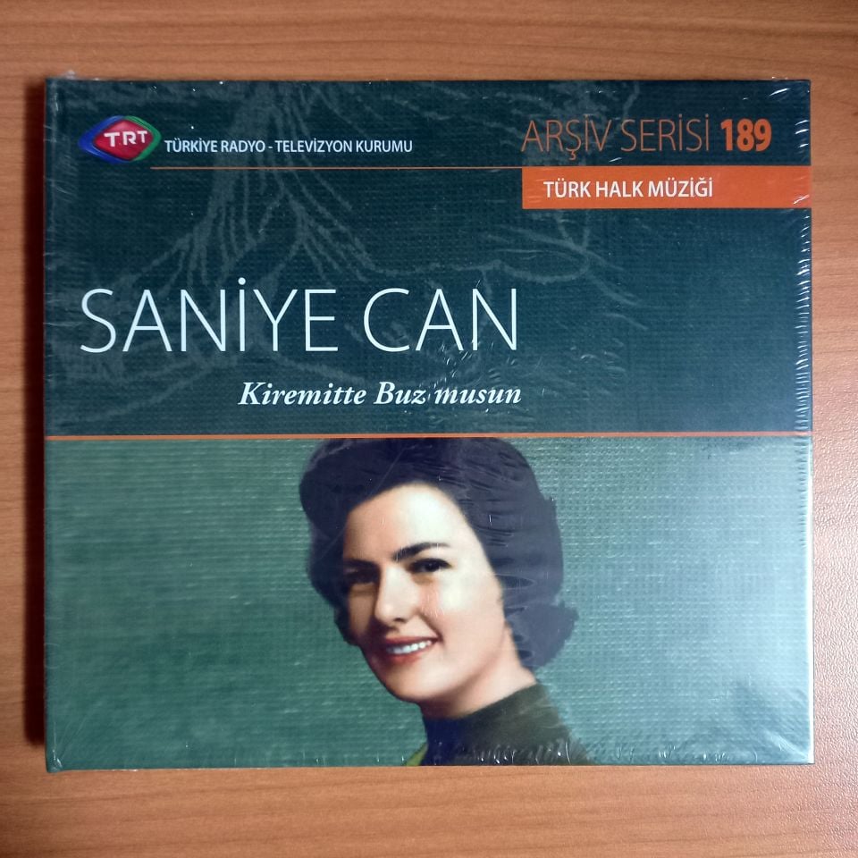 SANİYE CAN - KİREMİTTE BUZ MUSUN / TÜRK HALK MÜZİĞİ / TRT ARŞİV SERİSİ 189 - CD SIFIR