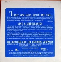 JANIS JOPLIN WITH THE BIG BROTHER AND THE HOLDING CO. - LIVE AT WINTERLAND '68 (1998) - CD PROMO 2.EL