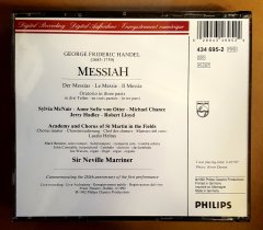 HANDEL - MESSIAH / NEVILLE MARRINER (1992) - 2CD BOOKLET YOK 2.EL