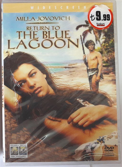 RETURN TO THE BLUE LAGOON (1991) - MAVİ GÖL'E DÖNÜŞ - MILLA JOVOVICH - BRIAN KRAUSE - DVD SIFIR