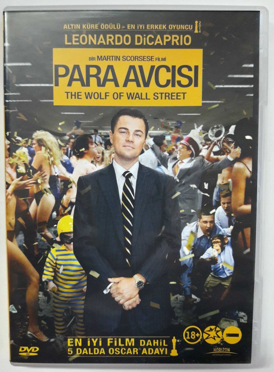 PARA AVCISI - THE WOLF OF WALL STREET - LEONARDO DiCAPRIO - JONAH HILL - MARTIN SCORSESE - DVD 2.EL