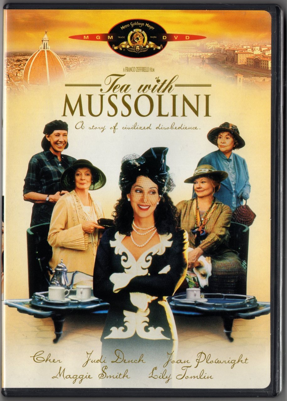 TEA WITH MUSSOLINI - CHER - JUDI DENCH - FRANCO ZEFFIRELLI - DVD 2.EL 1. BÖLGE TR ALTYAZI YOK