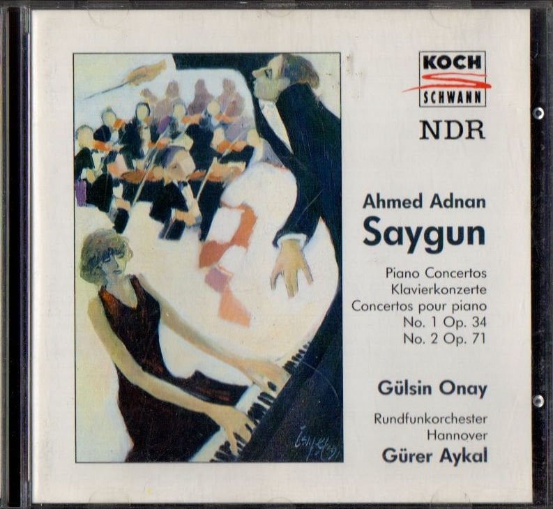 AHMED ADNAN SAYGUN / GÜLSİN ONAY / GÜRER AYKAL - PIANO CONCERTOS NO 1 & NO 2 (1994) - CD 2.EL
