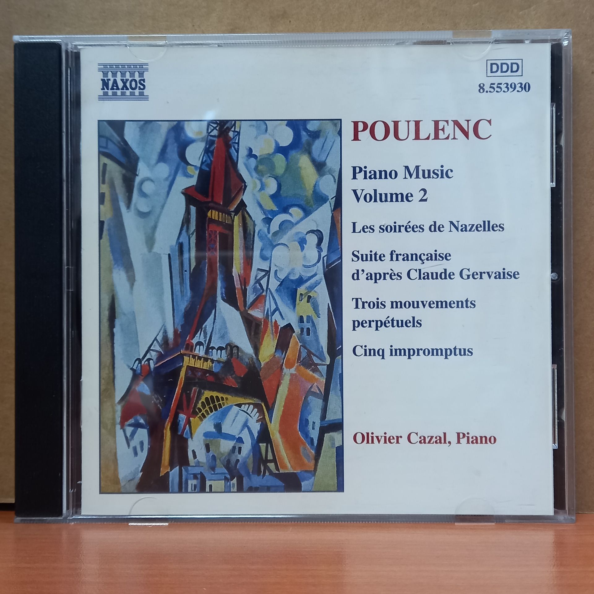POULENC - OLIVIER CAZAL / PIANO MUSIC VOLUME 2 (1999) - CD 2.EL