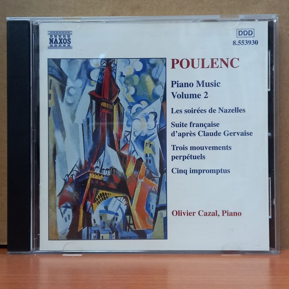 POULENC - OLIVIER CAZAL / PIANO MUSIC VOLUME 2 (1999) - CD 2.EL