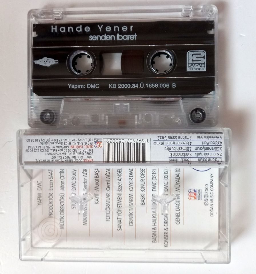 HANDE YENER – SENDEN İBARET (2000) - KASET 2.EL