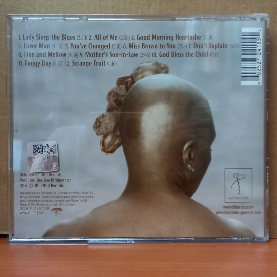 DEE DEE BRIDGEWATER – ELEANORA FAGAN (1915-1959): TO BILLIE WITH LOVE FROM DEE DEE BRIDGEWATER (2010) - CD 2.EL