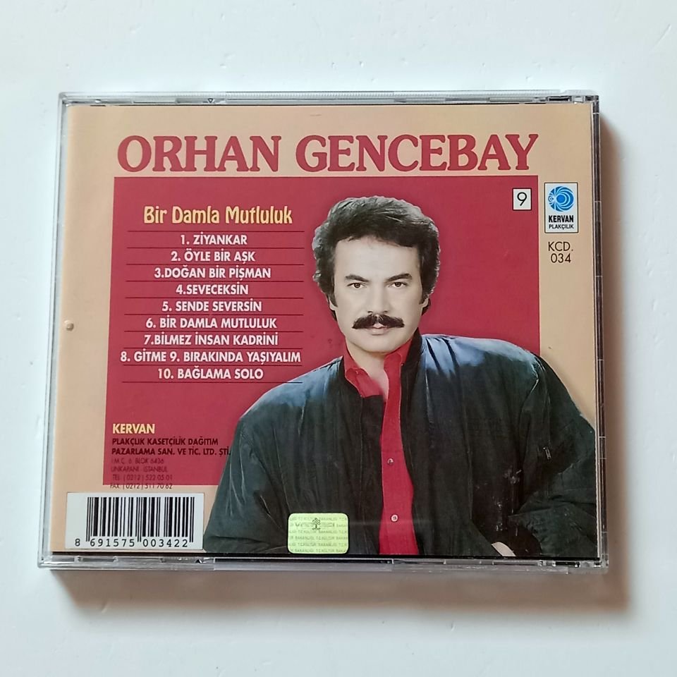 ORHAN GENCEBAY - BİR DAMLA MUTLULUK - CD KERVAN PLAKÇILIK 2.EL