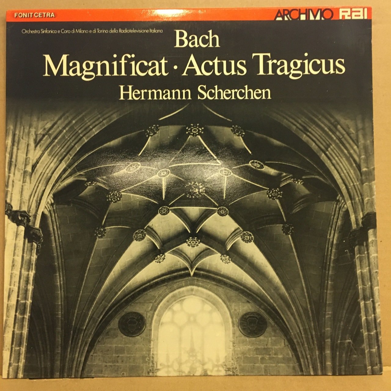 BACH, MAGNIFICAT, ACTUS TRAGICUS HERMANN SCHERCHEN (1984) 2.EL PLAK