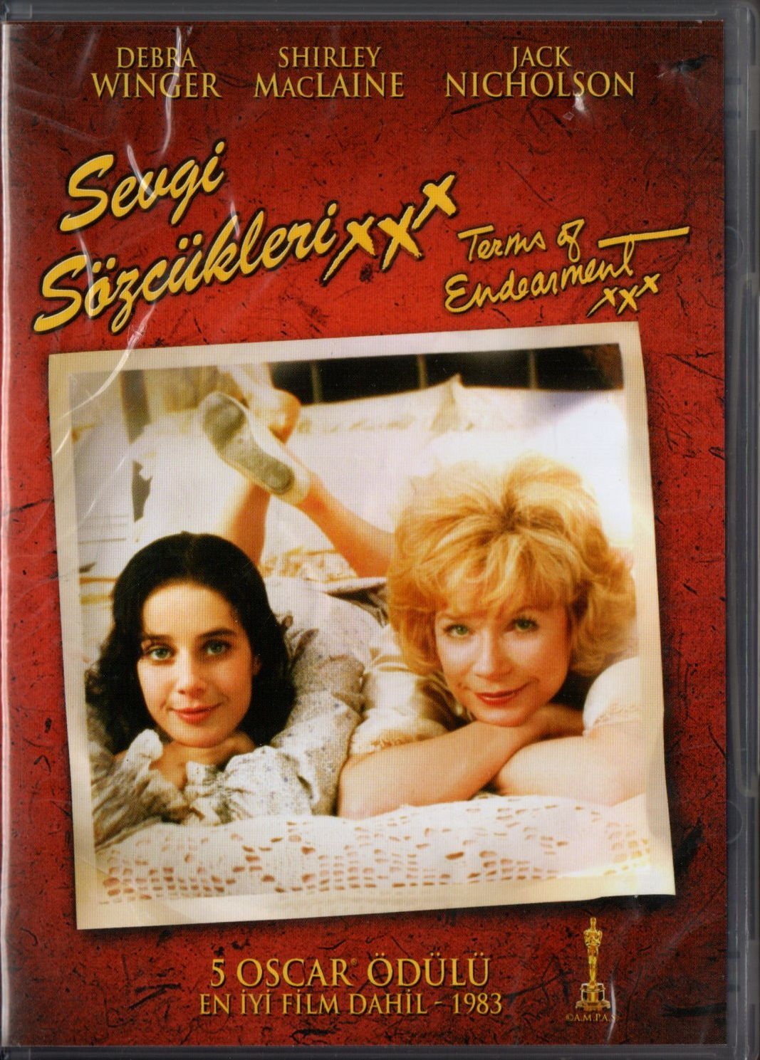 TERMS OF ENDEARMENT XXX - SEVGİ SÖZCÜKLERİ - DEBRA WINGER - JACK NICHOLSON - DVD 2.EL